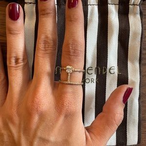 Henri Bendel rose gold ring